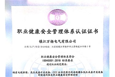 万扬 新职工健康管理证书中文